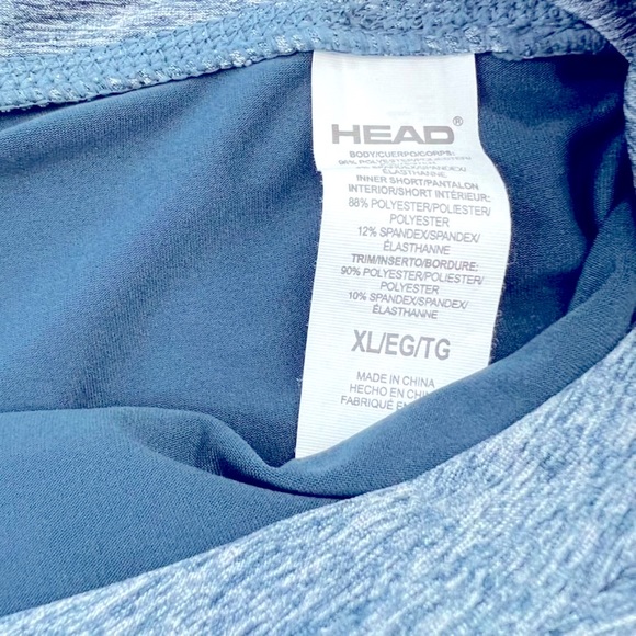 HEAD Blue Sports Ruffled Stretch Skort Size X-Large - Picture 6 of 13